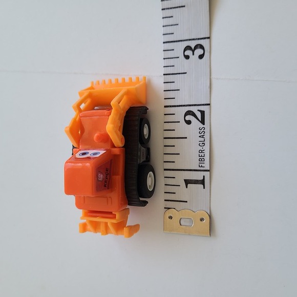 5/$12 Sanlebi Toy Orange Mini Vehicle Pull Back & Go Construction Plow Eyes 2.5" - Picture 2 of 10